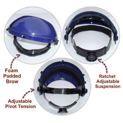 Mcr Safety Headgear With Faceshield