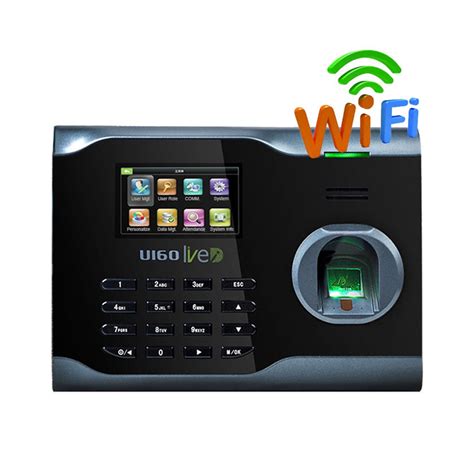 U160 Biometric Fingerprint Time Attendance Optional 125KHZ RFID Card