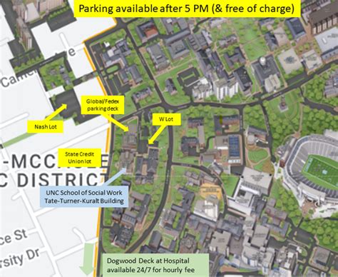 Parking after 5 p.m. and on weekends - UNC School of Social Work ...