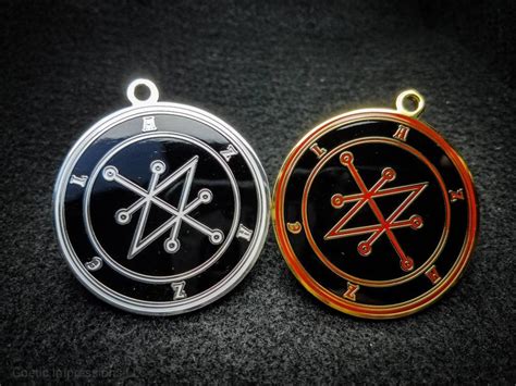 Azazel Sigil Pendant, Satanic Ritual Medallion - Etsy