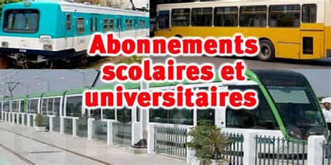 Transtu Vente Des Abonnements Scolaires Et Universitaires