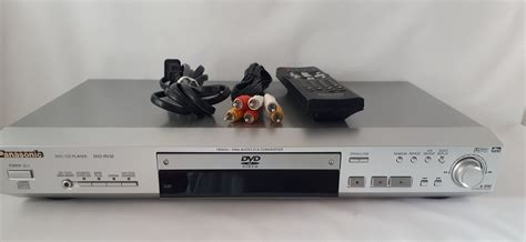 Panasonic DVD CD Player With Remote And Cable DVD RV32 Silver Etsy