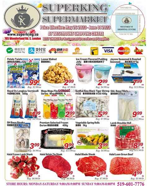 Superking Supermarket (London) Flyer May 26 to June 1