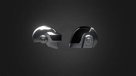 Daft Punk Helmets 3d Model By Cg Cats Telahasy B36b7d4 Sketchfab