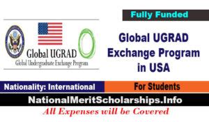 Global Ugrad Exchange Program In Usa Fully Funded