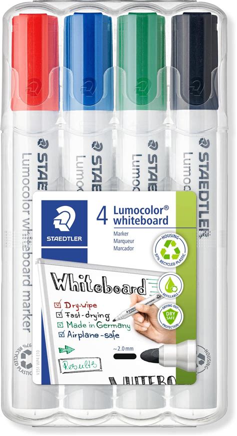 Marcador De Quadro Branco Staedtler Lumocolor Wp Cores