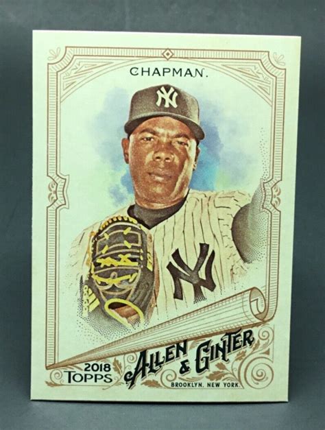 Topps Aroldis Chapman Allen Ginter New York Yankees