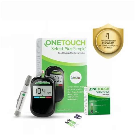 One Touch Select 10 Plus Simple Glucometer, Small at Rs 510/box in Mumbai