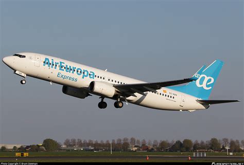 EC NZN Air Europa Express Boeing 737 8KN WL Photo By Bram Steeman ID