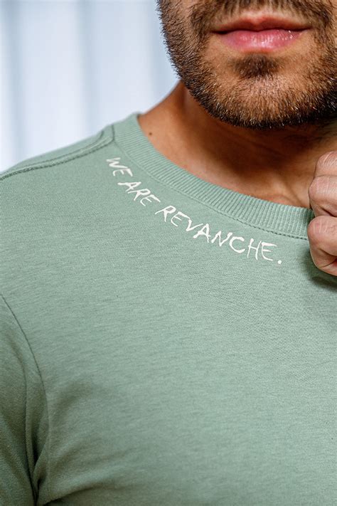 Camiseta Atacado Masculino Revanche Isaac Verde Claro Roupas Atacado