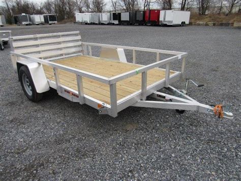 Sport Haven 6x10 Aluminum Utility Trailer - Bi-Fold Ramp