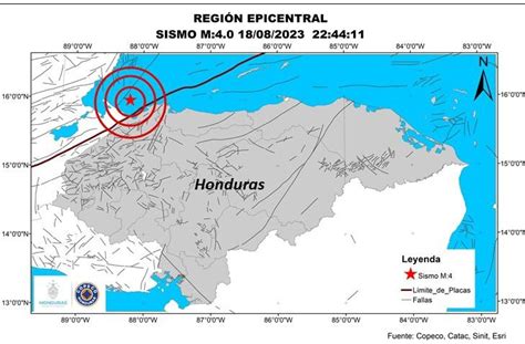 Otro Sismo De 4 0 Sacudió El Caribe De Honduras