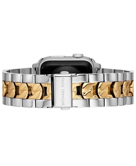 Michael Kors Two-Tone Stainless Steel Band for Apple Watch 38mm and ...