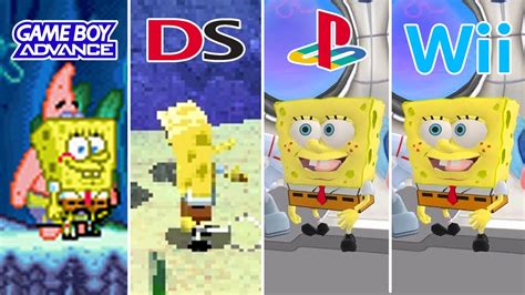 Spongebobs Atlantis Squarepantis 2007 Gba Vs Ds Vs Ps2 Vs Wii Which