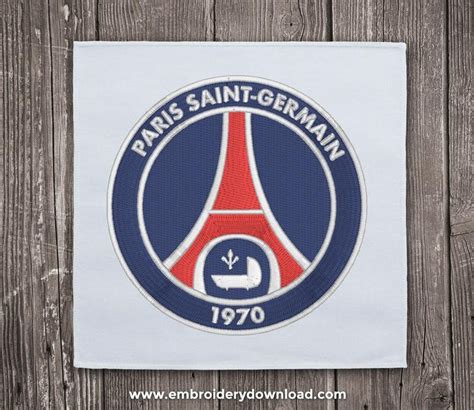 Paris Saint-Germain PSG old logo Embroidery Design Download ...