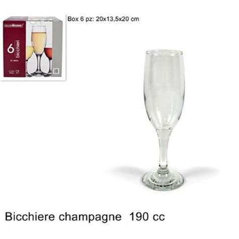 Set Bicchieri Trasparenti Ml In Vetro Da Tavola Acqua Diametro Cm