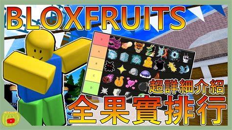 🔥roblox Bloxfruits🔥如何用最快的速度達到滿賞 2023全果實排行表😯 Youtube