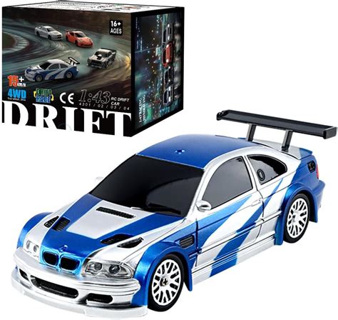 Oydl 143 Scale Mini Racing Drift Rc Car With Lights 24g