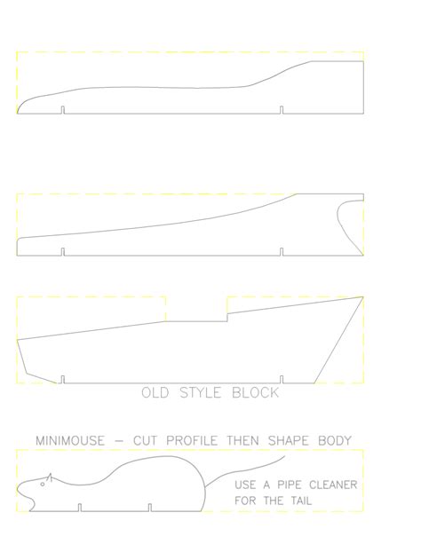 Pinewood Derby Car Templates And Designs Free Download