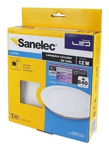 Luminária de teto Sanelec 1254 cor luz branca fria 110V MercadoLivre