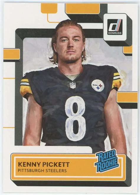 Nfl Pittsburgh Steelers Donruss Football Single Card Kenny Pickett