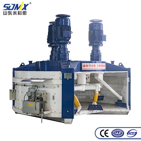 Rotor Type Sdmix Naked 1 Cubic Meters Concrete Batching Plant Mixer