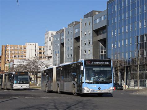 Keolis Cif Mercedes Citaro G C N Sur Les Navette Flickr