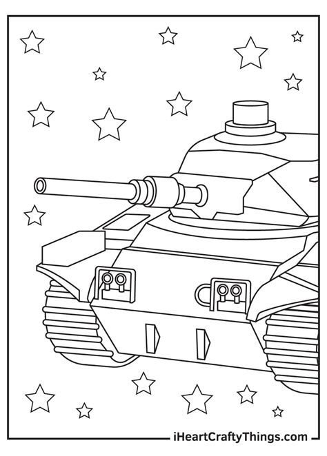 Tanks Coloring Book 15 Pages I Heart Crafty Things