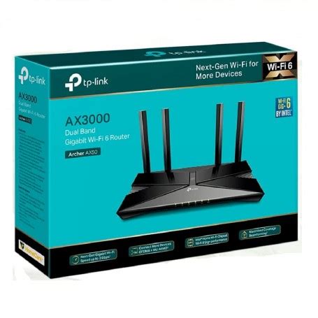 Router Wifi Tp Link Archer Ax50 Ax3000 Dualband Gigabit Wifi 6 Usb 3 0