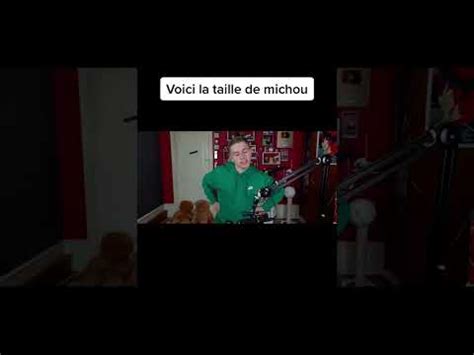 Michou Devoile Sa Taille Enfin Youtube