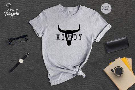 Howdy Cow Skull Shirt Cowhide T Shirt Howdy Sweatshirt Motivational Shirt Positive Shirt