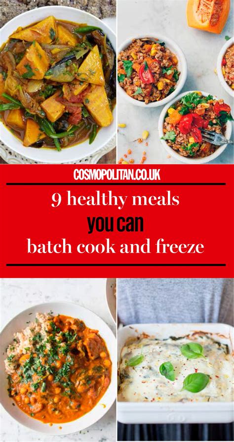 9 Healthy Meals You Can Batch Cook And Freeze Batch Cooking Meals