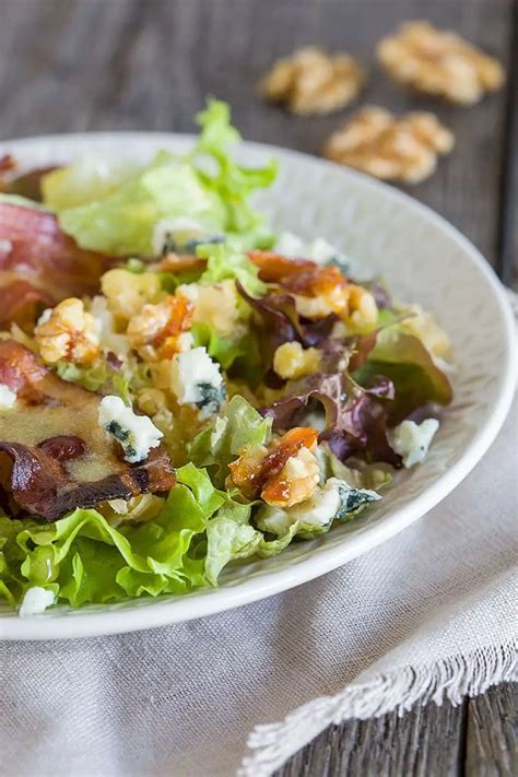 Herfstsalade Met Spek Linzen En Kaas Ohmydish