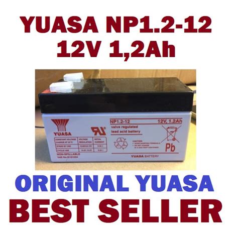 Jual Battery Yuasa 12v1 2ah Np1 2 12 Jakarta Pusat Power Solution