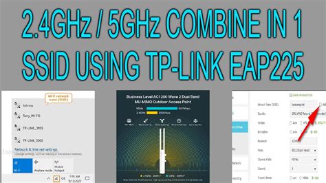 2 4GHz 5GHz COMBINE IN 1 SSID USING TP LINK EAP225 AC1200 YouTube