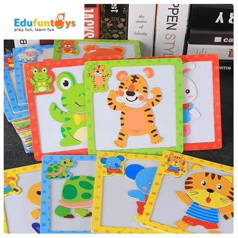 Jual Mainan Edukasi Puzzle Magnet Magnet Wooden Puzzle Mainan Puzzle