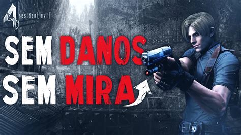 RESIDENT EVIL 4 SEM DANOS SEM MIRA LASER TOMOU DANO RESETA O