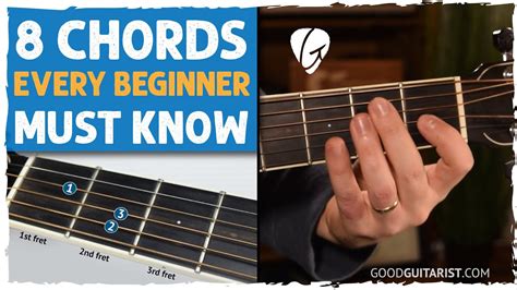 The 8 Guitar Chords You Must Know Beginner Chords On Acoustic Guitar