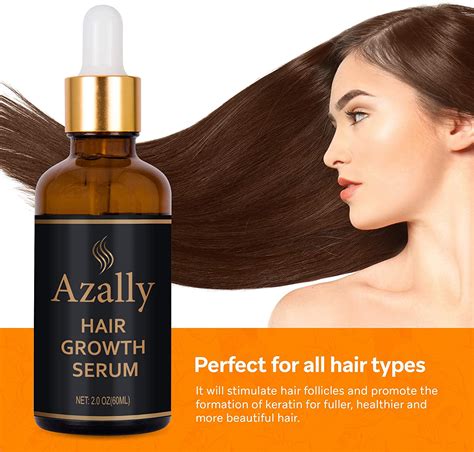 Hair Growth Serum By Azally Best Treatment For Hair Thinning Hair Loss Prevention Treatment