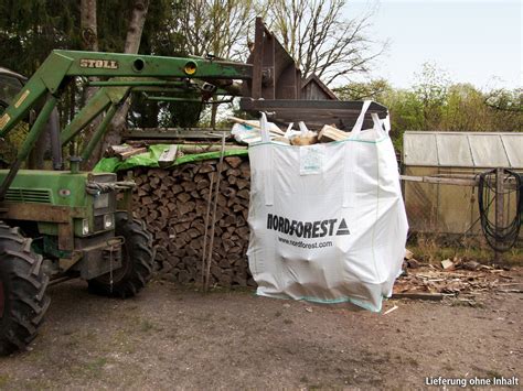 Nordforest Standard Big Bag für Brennholz Holztransport lagerung