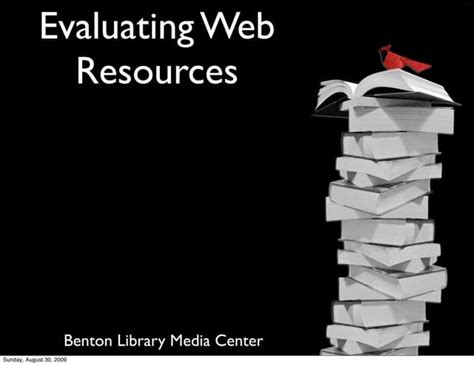 Evaluating Web Resources Ppt Free Download