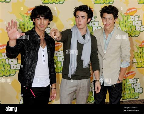 Joe Jonas Kevin Jonas And Nick Jonas At Nickelodeons 22nd Annual Kids