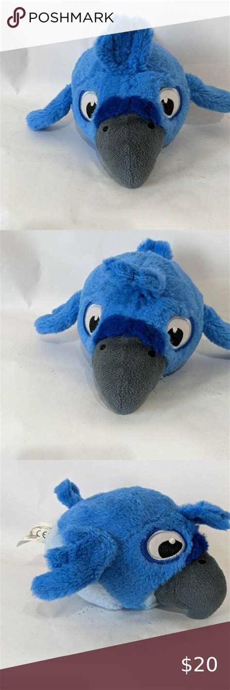 Angry Birds Rio Blu Bird Plush blue 6" | Angry birds, Bird, Plush