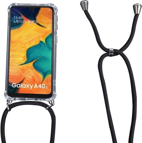 Fonu Siliconen Anti Shock Backcase Hoesje Met Koord Samsung A Sm A