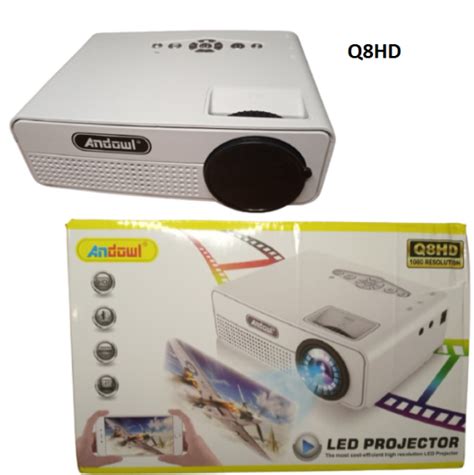 Προτζέκτορας LED 1080P Q8HD ANDOWL Projector Τρίποδα στο ηλεκτρονικό