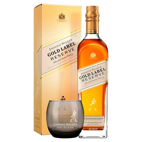 Whisky Johnnie Walker Gold Label Reserve 750ml Copo