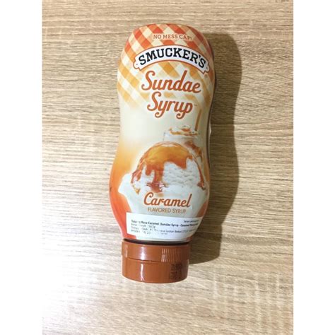 Jual Smuckers Sundae Syrup Caramel 567gr Shopee Indonesia