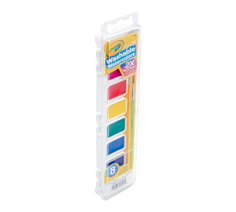 8 Washable Watercolors, Paint Set For Kids | Crayola.com | Crayola