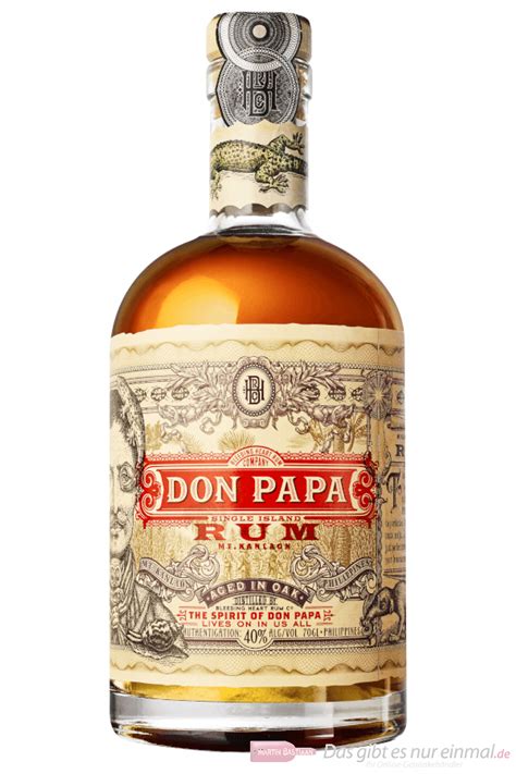 Don Papa Single Island Rum L Flasche