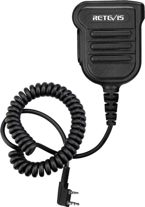 Amazon Retevis Heavy Radio Microphone IP54 Waterproof Shoulder